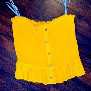 Guess Tube top Ruffle bottom Size M